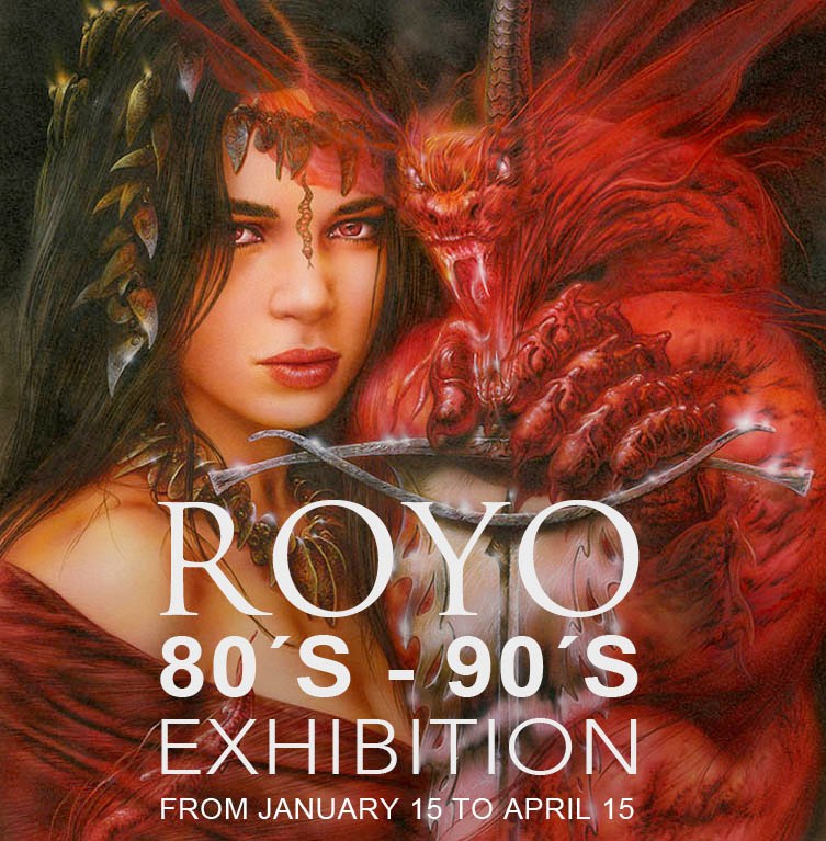 Cartel de la exposición Royo 90's- 90's