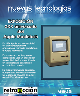 Cartel Exposición VENIMIRA: XXX aniversario del Apple Macintosh