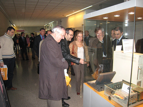 Día de inauguración con la Consejera de Ciencia, Tecnología y Universidad del Gobierno de Aragón, Pilar Ventura