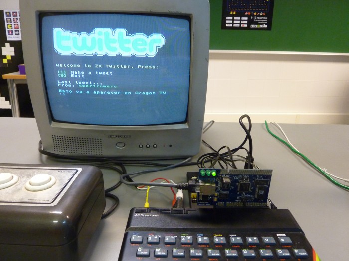 Twitter en el ZX Spectrum