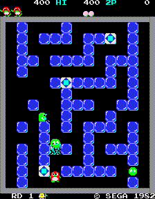 pengo gameplay