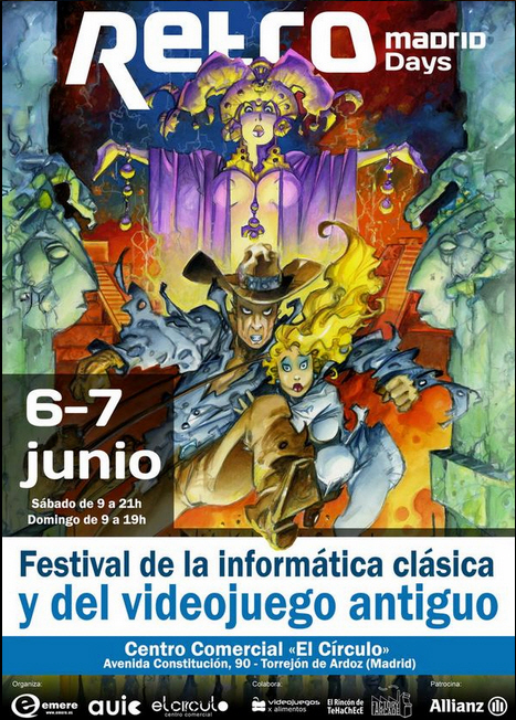 cartel RetroMadrid Daus 2015