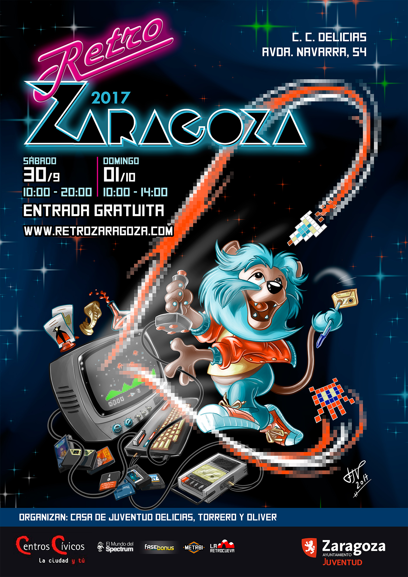 Cartel RetroZaragoza