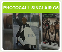 Photocall «Clive Sinclair en un C5»